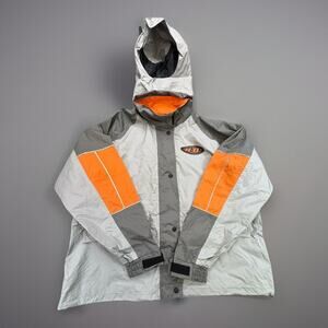 Harley Davidson Reflective Packable Motorcycle Rain/Wind Jacket Large